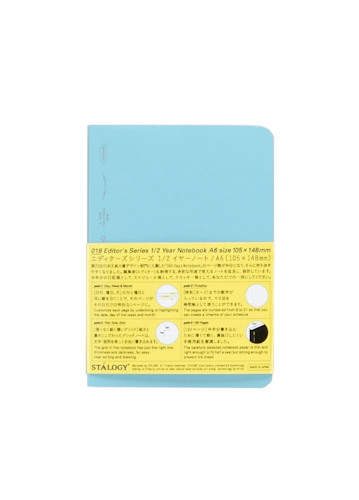 Stálogy 018 1/2 Year Notebook [A6] Blue