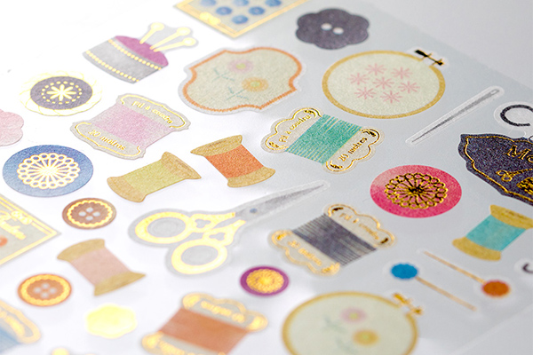 Midori Sticker Marché Sewing Set