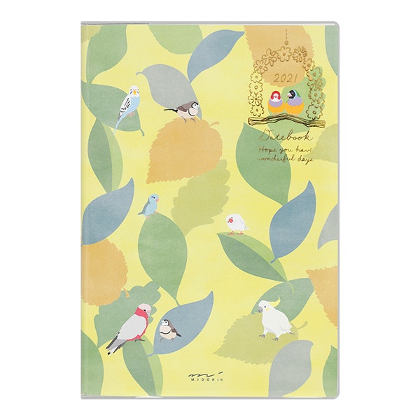 Midori MD 2021 Pocket Diary B6 Bird