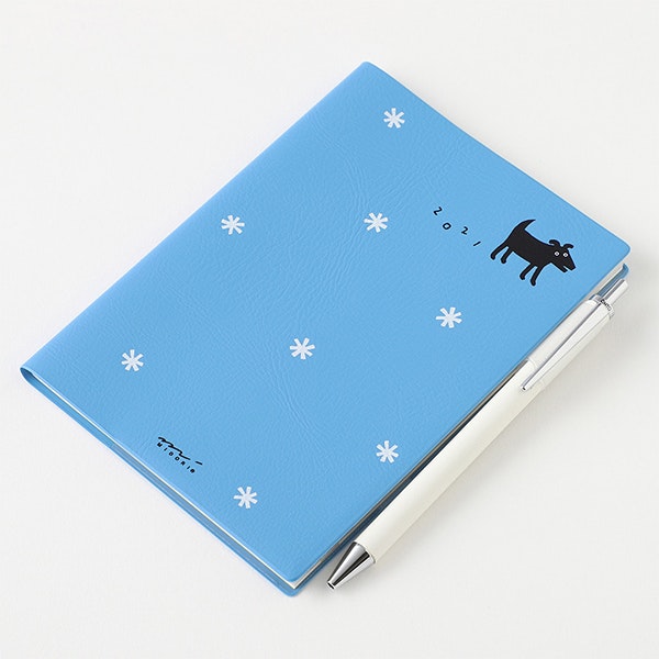 Midori MD 2021 Pocket Diary A6 Black Dog