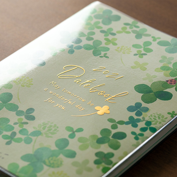 Midori MD 2021 Pocket Diary A6 Clover