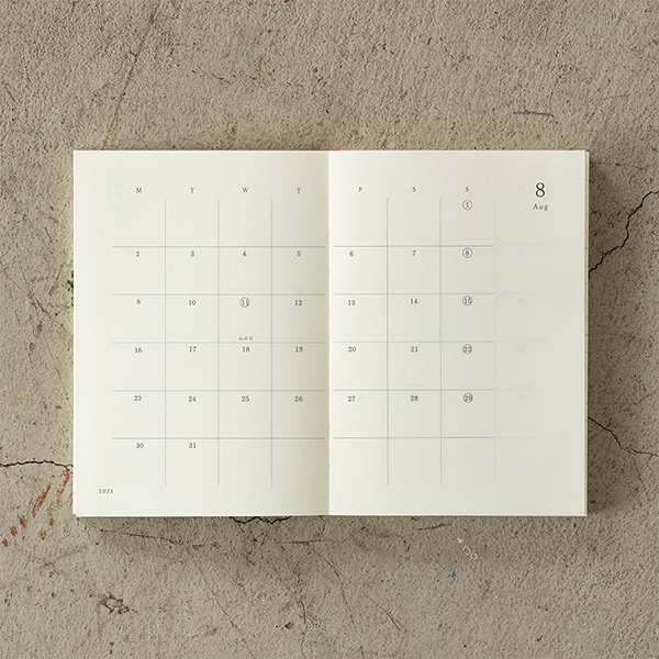Midori MD Notebook Diary A6 2021