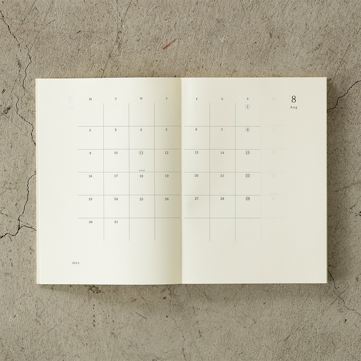 Midori MD Notebook Diary A5 2021