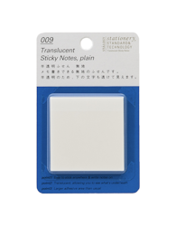 Stálogy 009 Translucent Sticky Notes, Plain