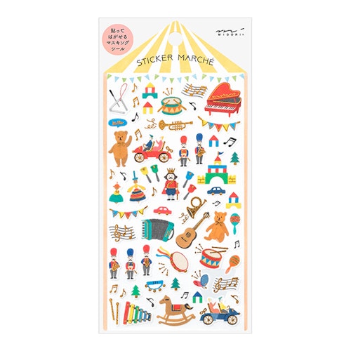Midori Sticker Marché Toys