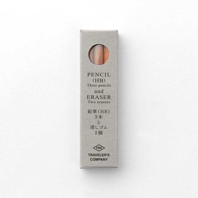 Traveler's Company Pencil Refill (3 pennor och 2 suddgummi)