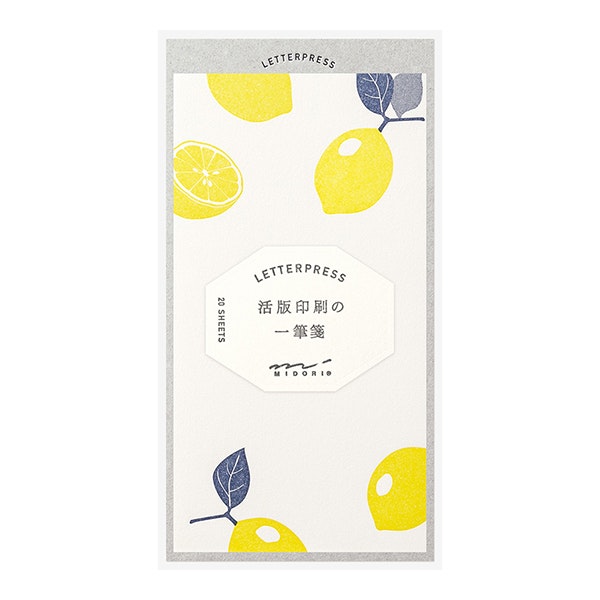 Midori One Stroke Letterpress Lemon