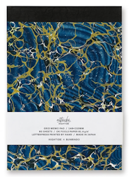 Hightide x Bunrindo Attaché Letterpress Printed Memo Pad A5 Blue