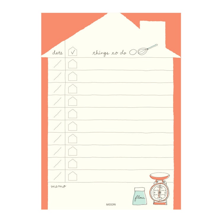 Midori To Do Memo Pad Zakka