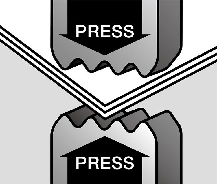 Kokuyo Harinacs Stapleless Stapler Press