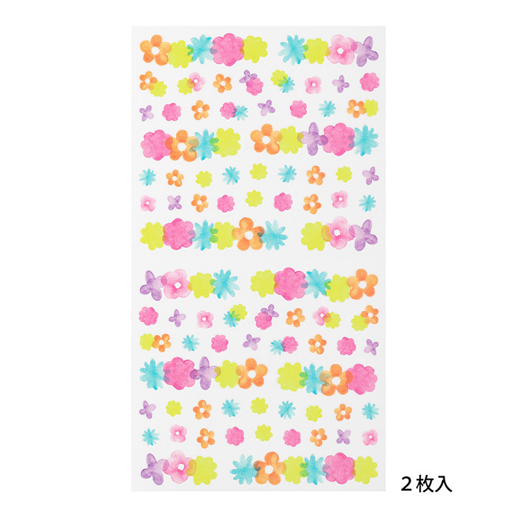 Midori Sticker Collection Schedule Flower