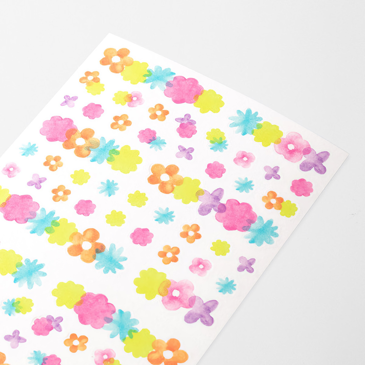 Midori Sticker Collection Schedule Flower