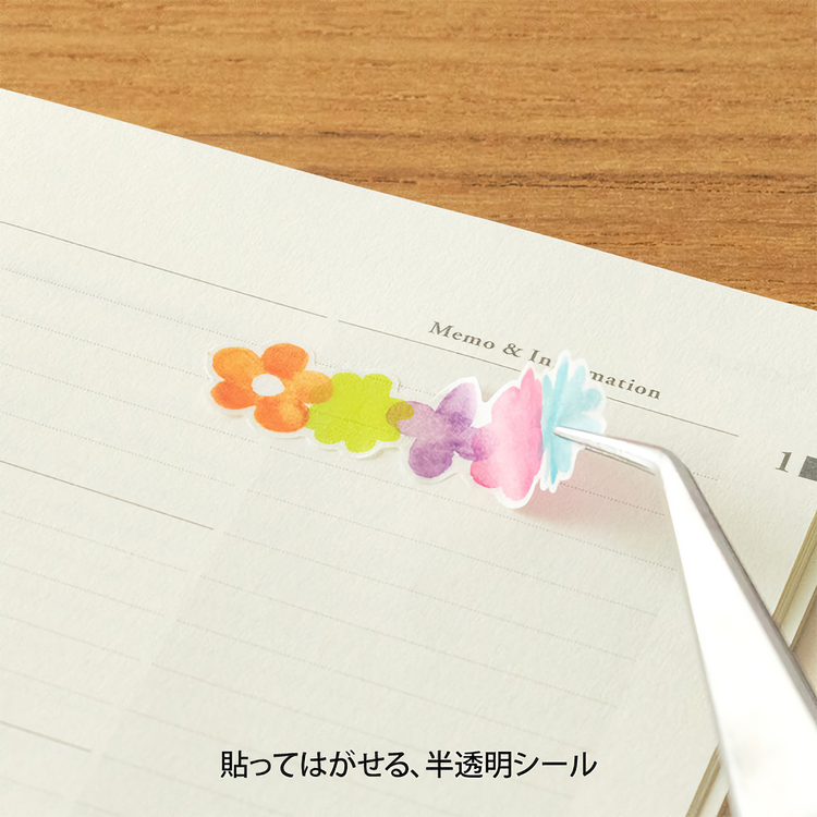 Midori Sticker Collection Schedule Flower