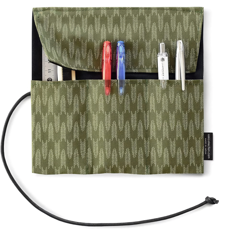 Saki P-661 Roll Pen Case Matcha Green