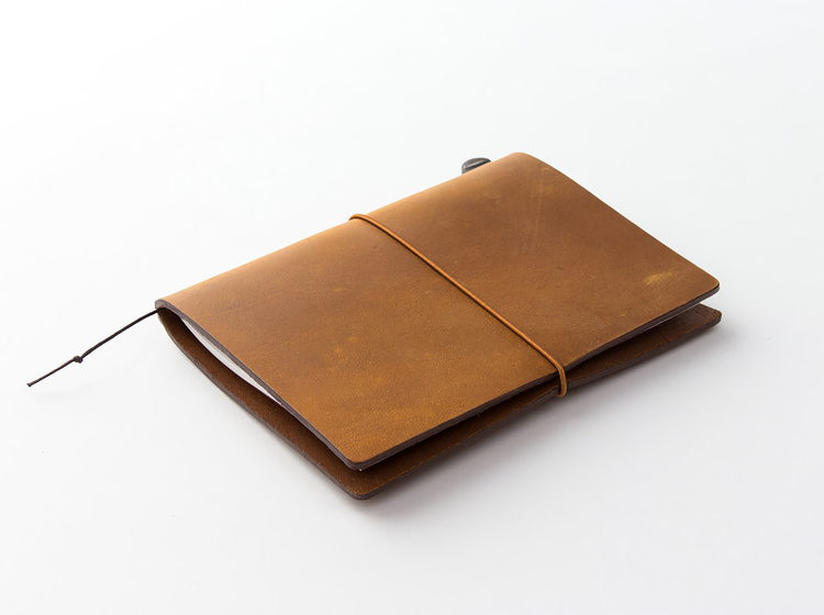 Traveler’s Company Traveler's notebook – Camel, Passport size (Starter Kit)