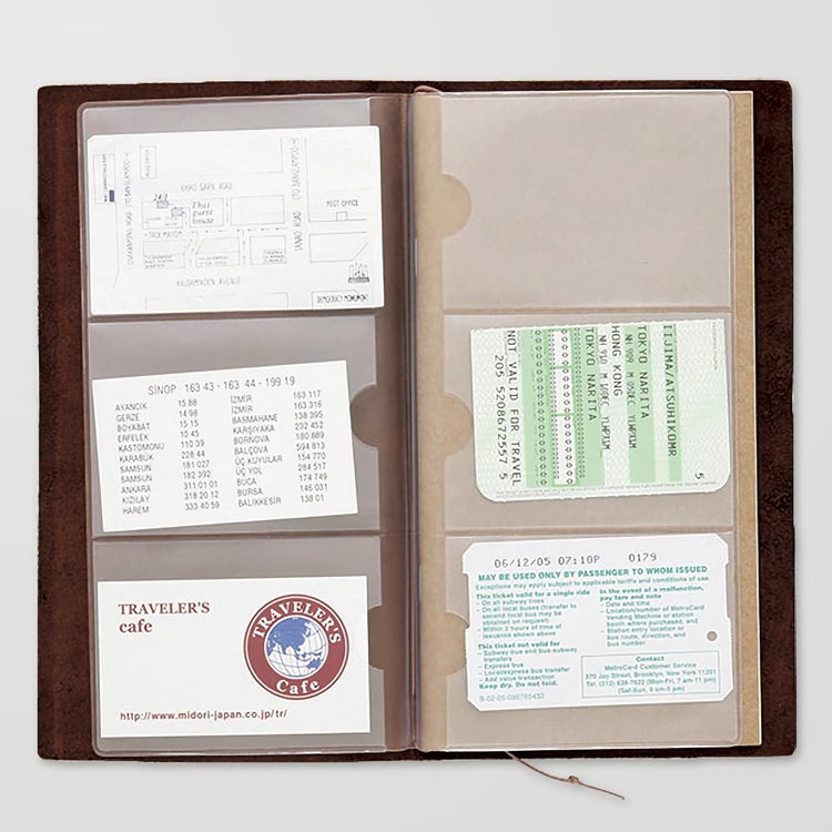 Traveler’s Company Traveler's notebook - 007 Card File, Regular Size
