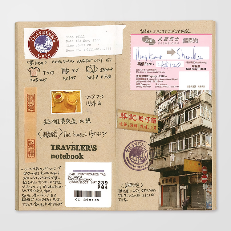 Traveler’s Company Traveler's notebook - 014 Kraft Paper Notebook, Regular Size