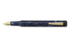Hightide Attache Marbled Fountain Pen Blue