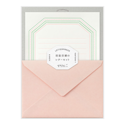 Midori Letterpress Frame Pink