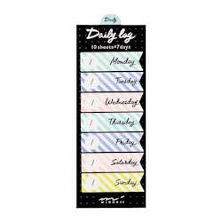 Midori Journal Sticky Note Daily Log Ribbon