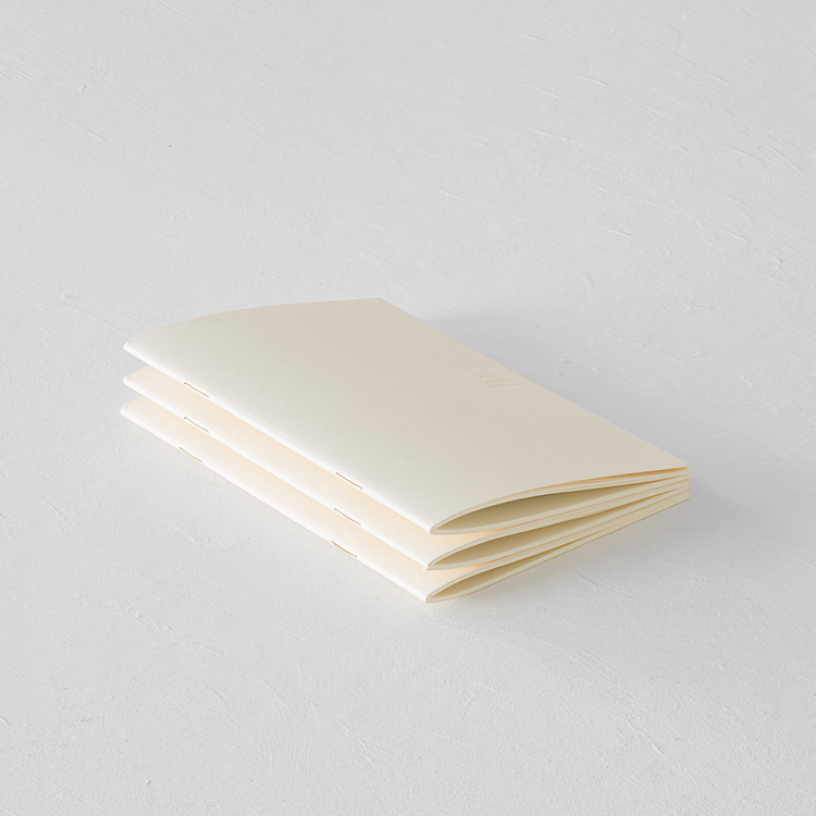 Midori MD Notebook Light [A6] Blank 3-pack