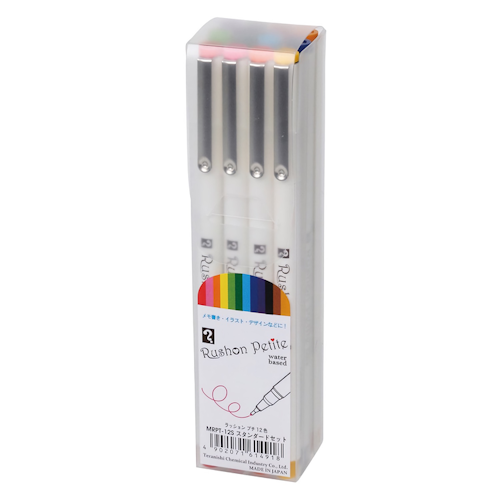 Teranishi Rushon Petite Pen 0,3 mm – Standard (12-pack)