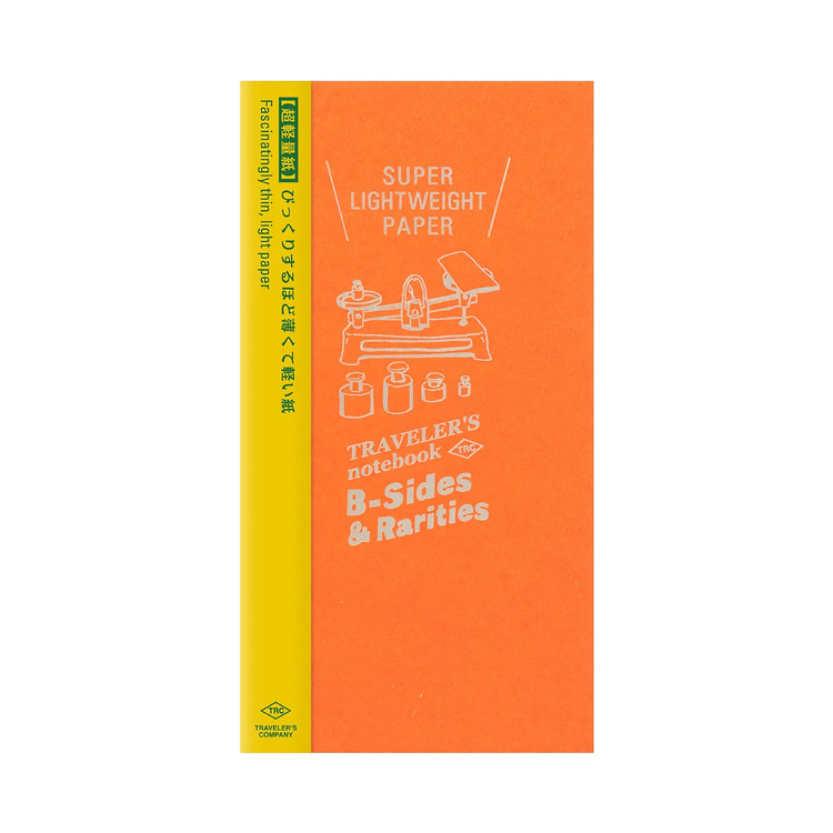 Traveler’s Company Traveler's notebook - Super Lightweight Paper, Regular Size (B-Sides & Rarities)