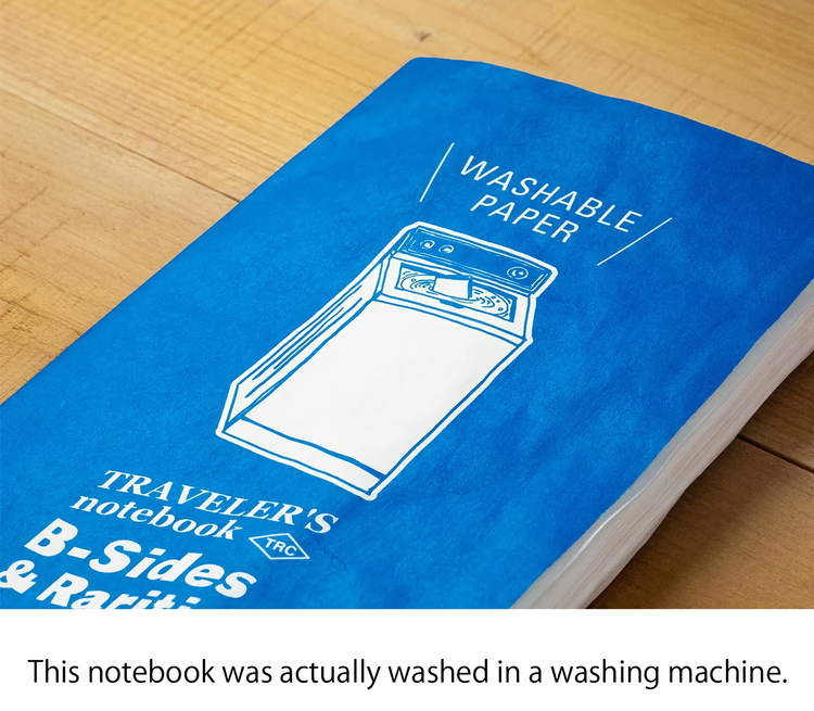 Traveler’s Company Traveler's notebook - Washable Paper, Regular Size (B-Sides & Rarities)