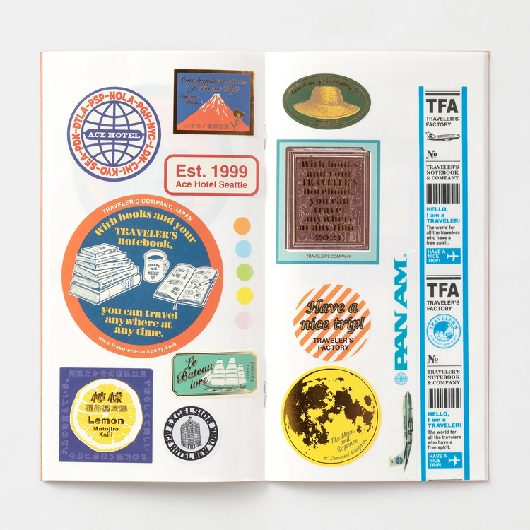 Traveler’s Company Traveler's notebook - Sticker Release Paper, Regular Size (B-Sides & Rarities)
