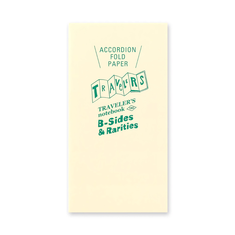 Traveler’s Company Traveler's notebook - Accordion Fold Paper, Regular Size (B-Sides & Rarities)