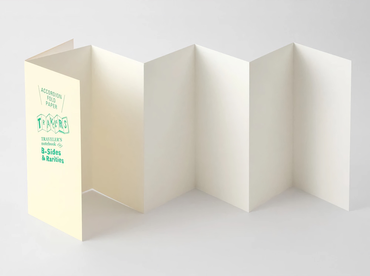 Traveler’s Company Traveler's notebook - Accordion Fold Paper, Regular Size (B-Sides & Rarities)