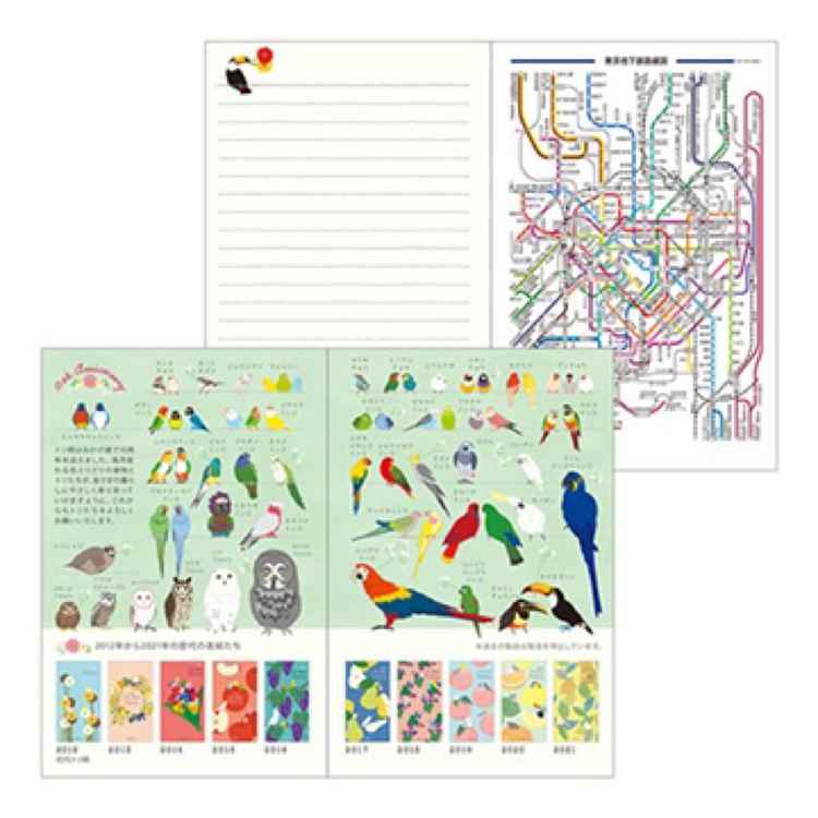 Midori MD 2022 Pocket Diary Mini Bird