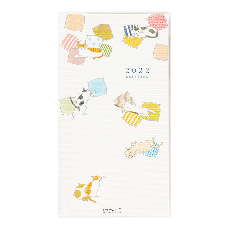 Midori MD 2022 Pocket Diary Slim Cat