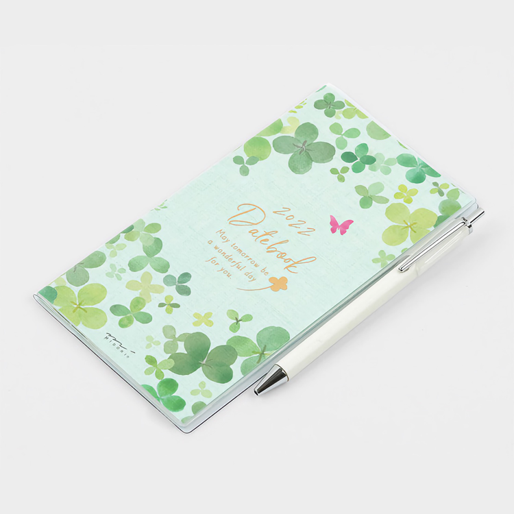 Midori MD 2022 Pocket Diary Slim Clover