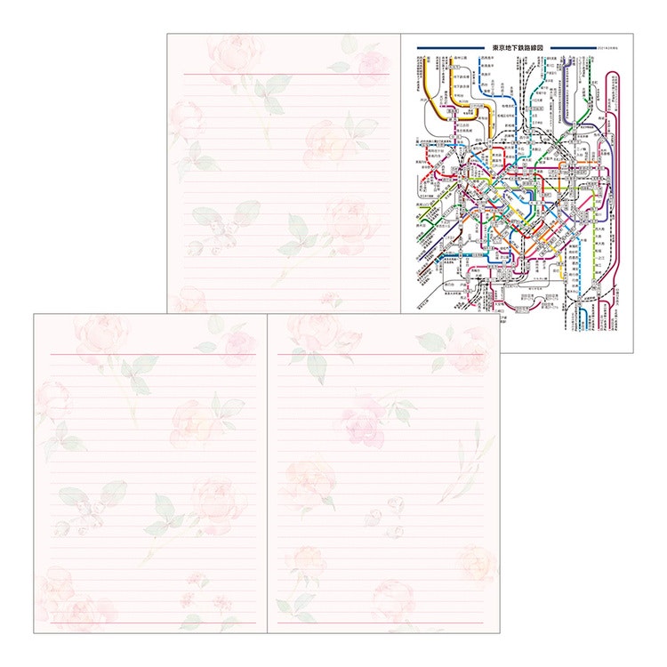 Midori MD 2022 Pocket Diary A6 Country Time Flower