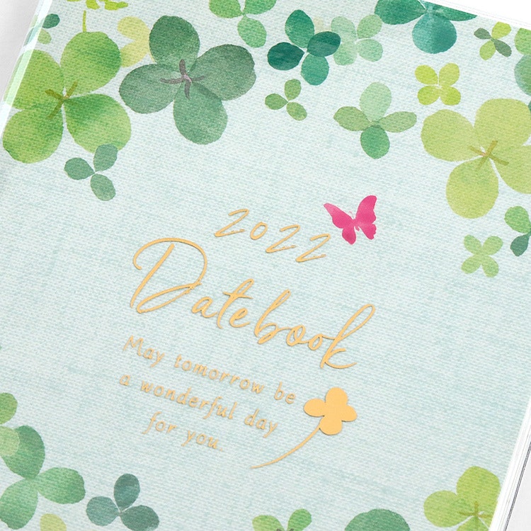 Midori MD 2022 Pocket Diary A6 Clover