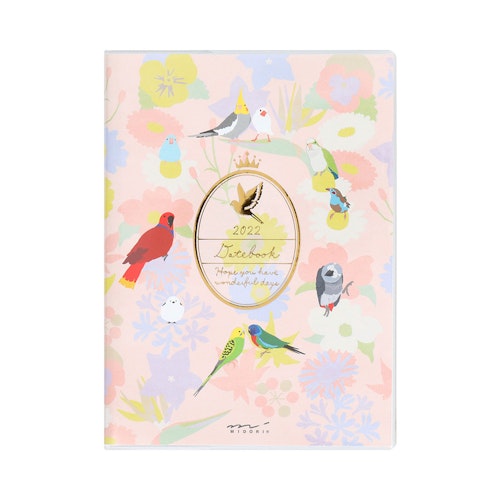 Midori MD 2022 Pocket Diary A6 Bird