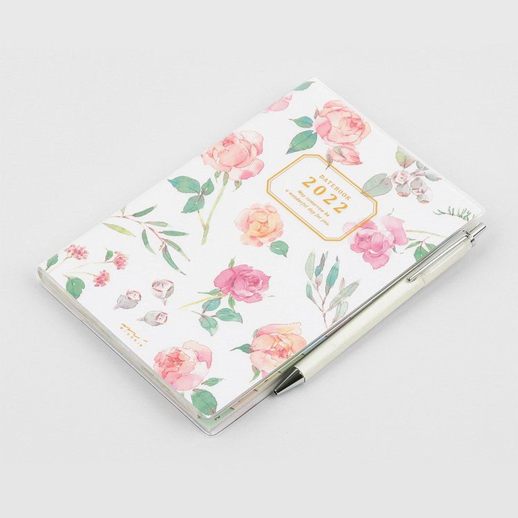 Midori MD 2022 Pocket Diary B6 Country Time Flower