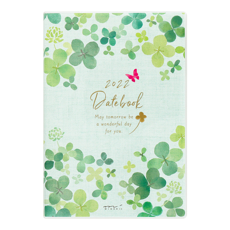 Midori MD 2022 Pocket Diary B6 Clover