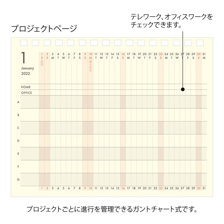 Midori + Stand Diary 2022 B6 Beige