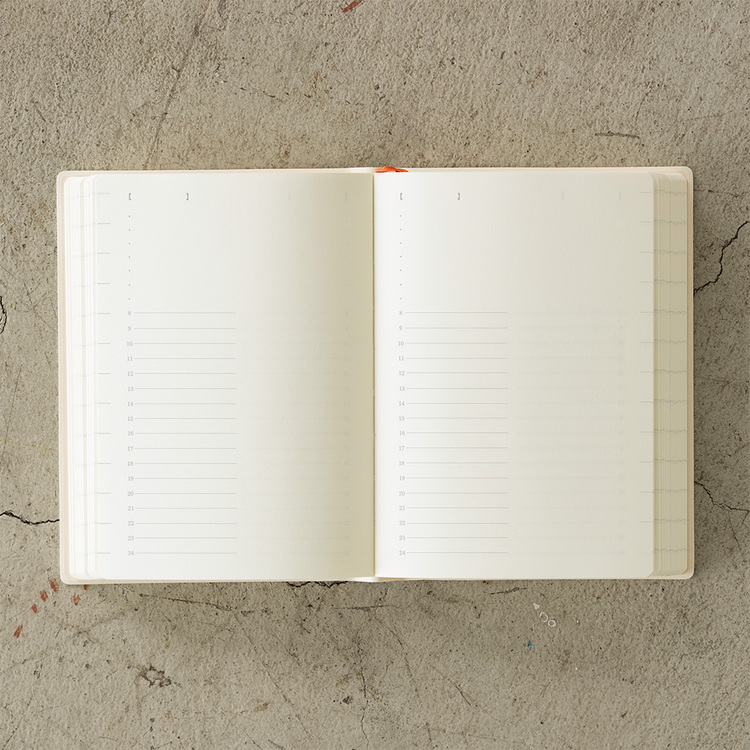 Midori MD Notebook 2022 Diary A6 1Day 1Page