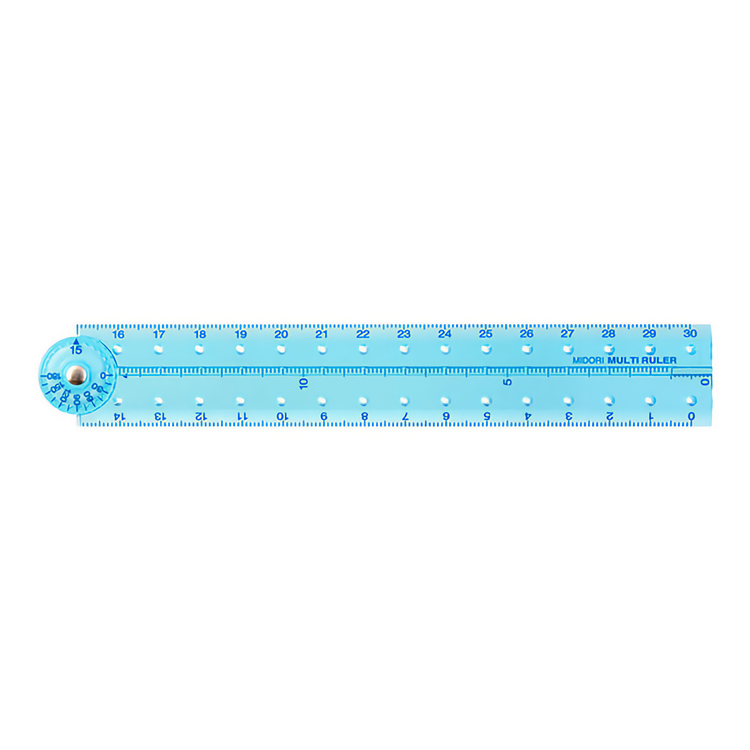 Midori Multiple Ruler [30 cm] Blue