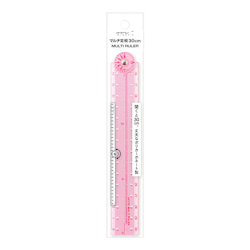 Midori Multi Ruler [30 cm] Pink