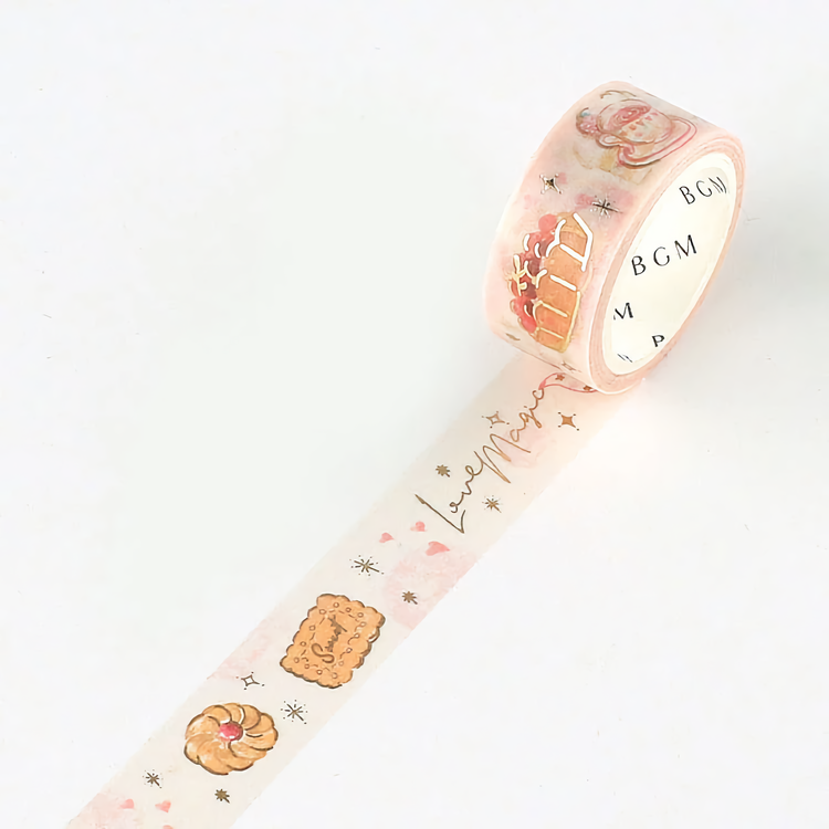 BGM Washi Tape Special Foil Crayon Land Confectionery Store 15 mm