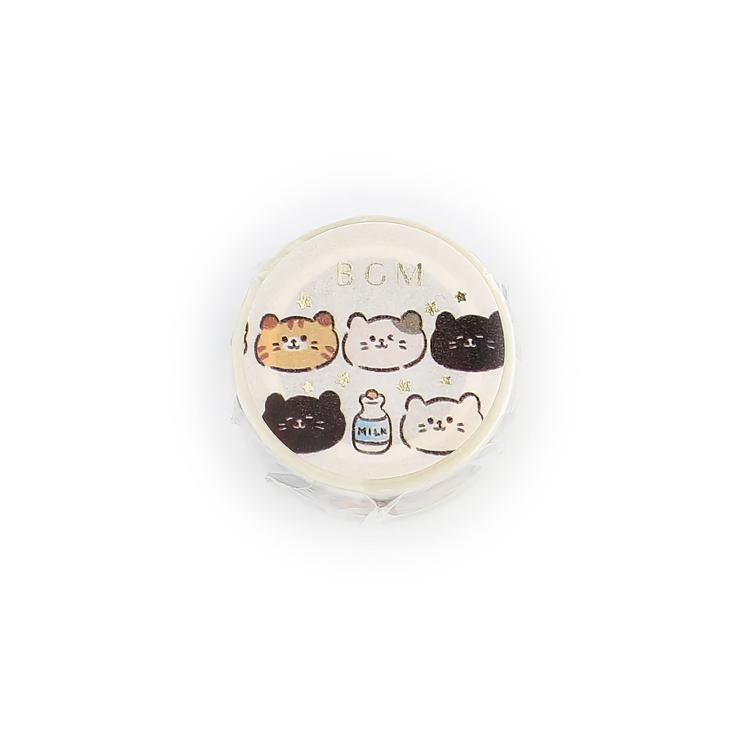 BGM Washi Tape Cats 20 mm