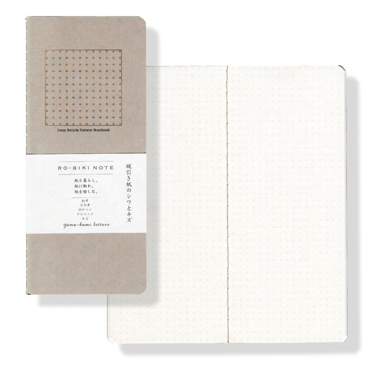Yamamoto Ro-Biki Notebook Basic Cross grid