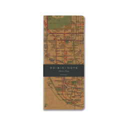 Yamamoto Ro-Biki Notebook Metro Map Blank