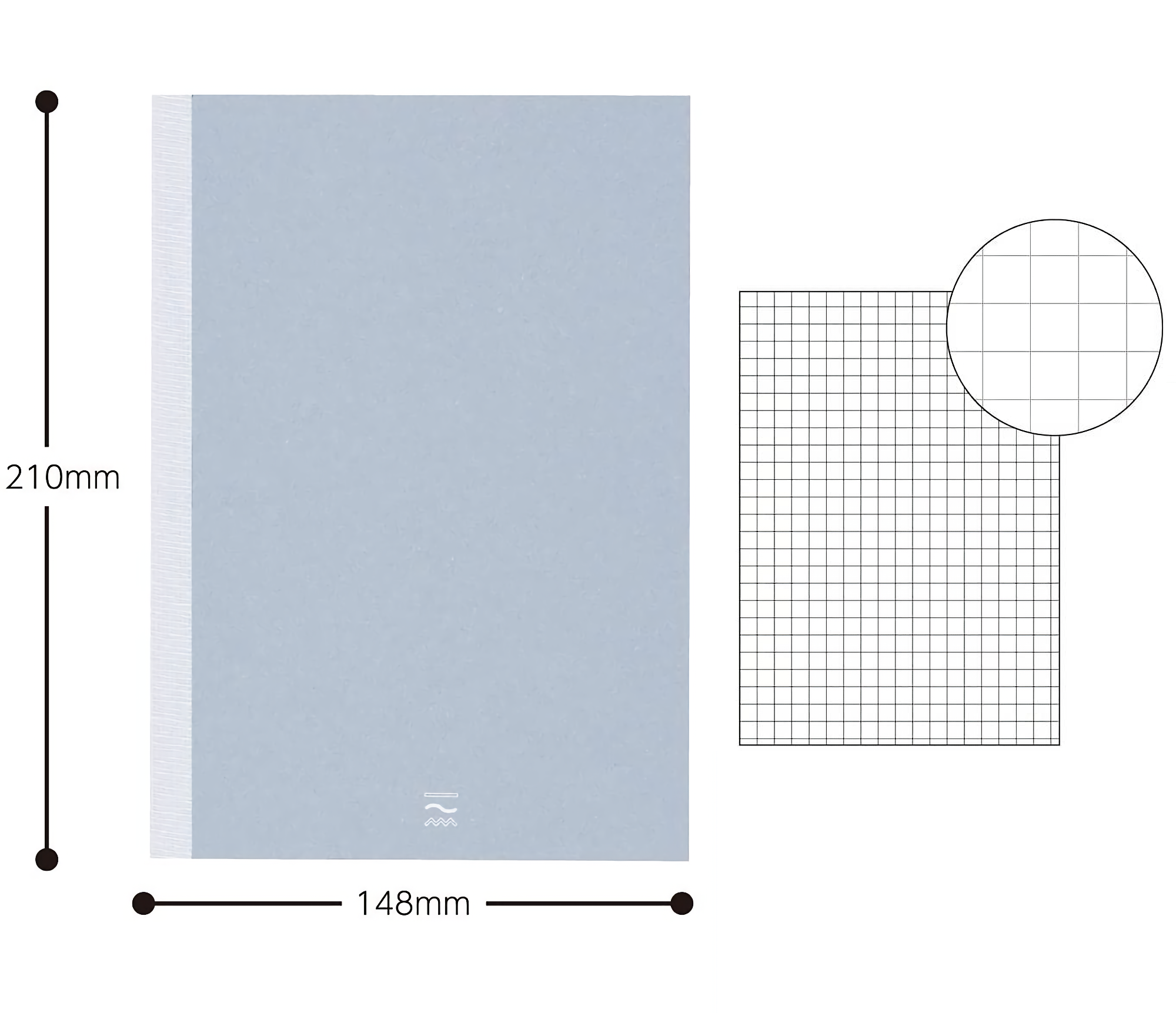 Kokuyo PERPANEP Notebook - Sara Sara A5 4 mm Grid