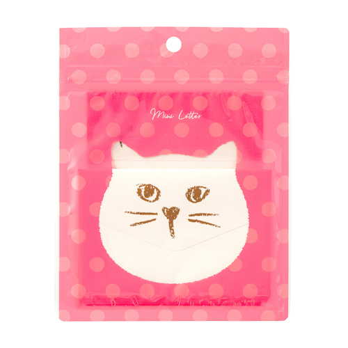 Midori Mini Letter Set with Case Cat