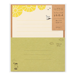Midori Letter Set Smile Sun